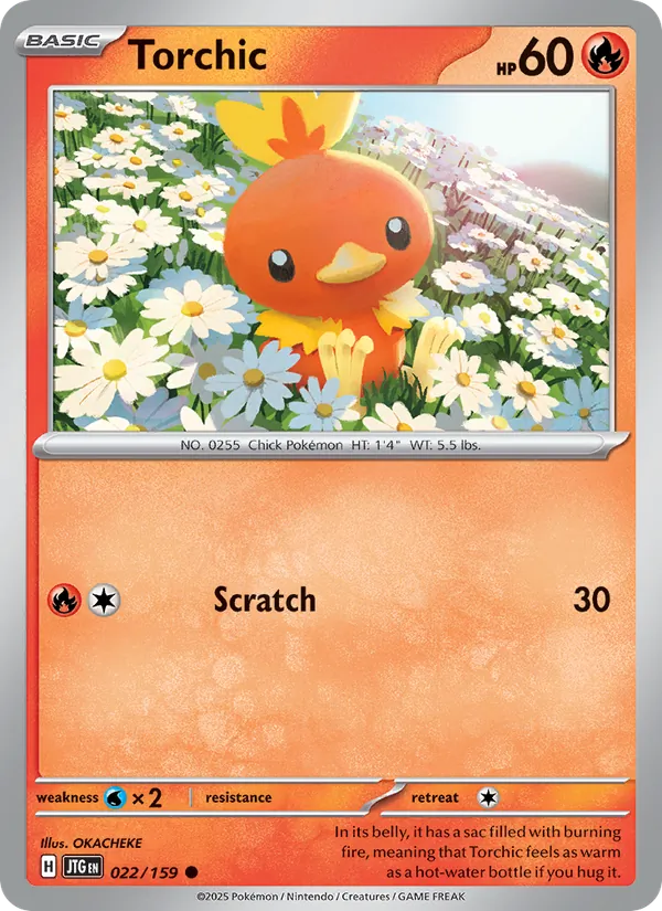 Torchic #022 – Journey Together card