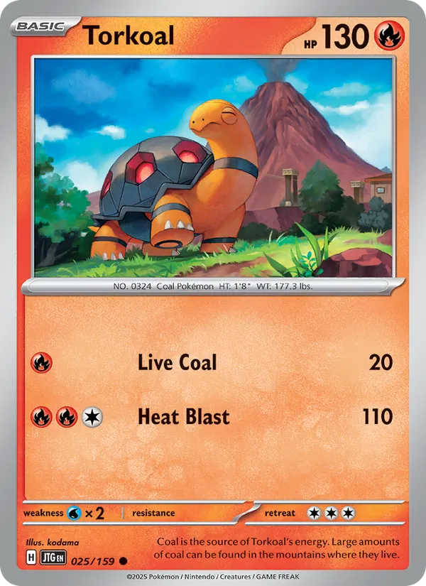 Torkoal #025 – Journey Together card