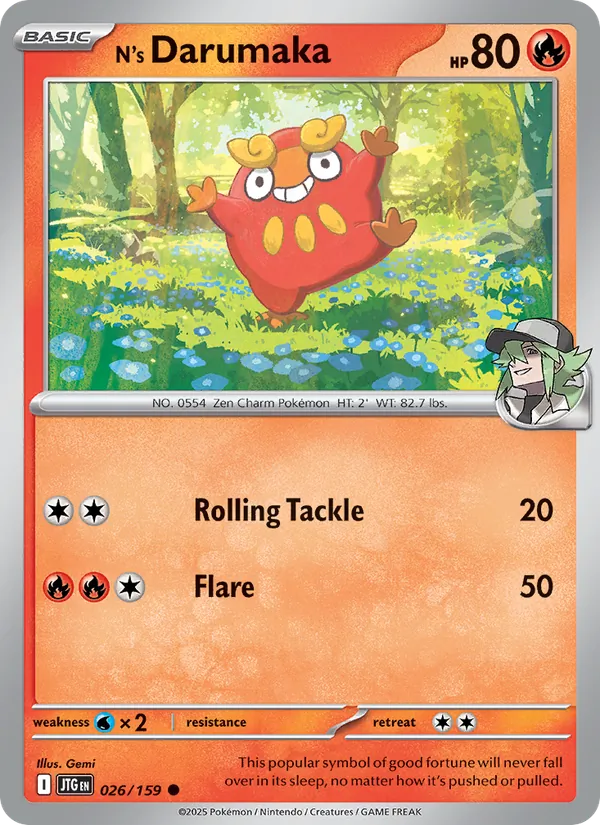 N's Darumaka #026 – Journey Together card