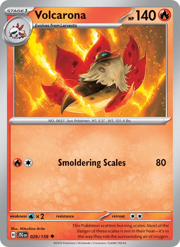 Volcarona #029 – Journey Together card
