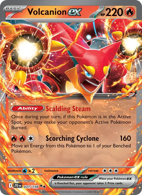 Volcanion ex #031 – Journey Together card