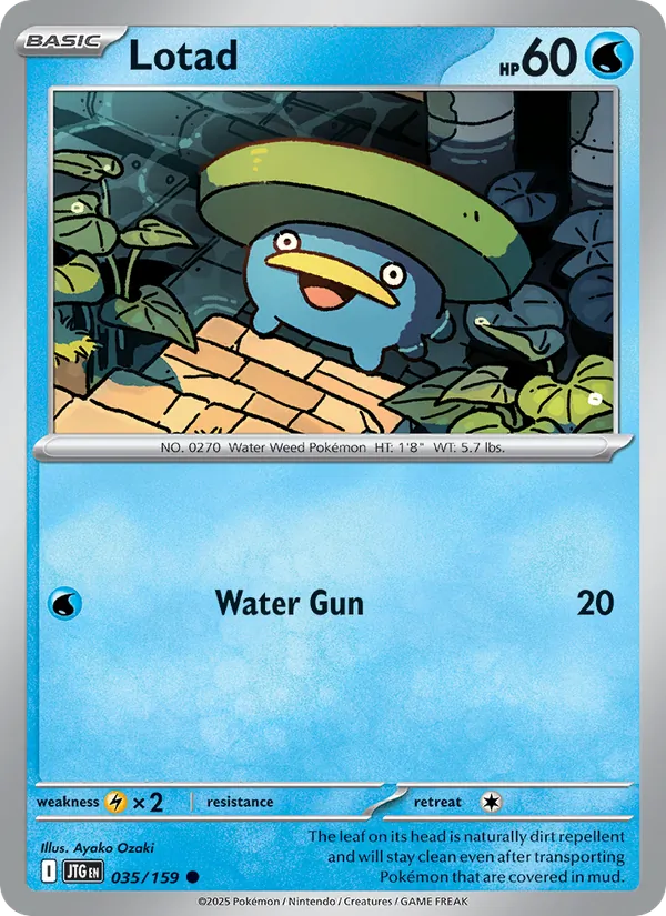 Lotad #035 – Journey Together card
