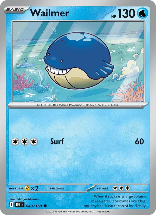 Wailmer #040 – Journey Together card