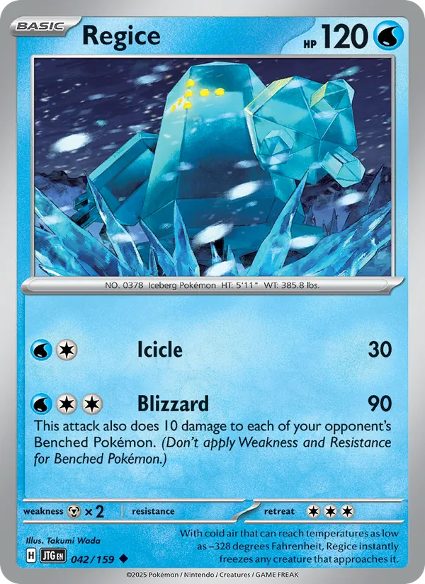 Regice #042 – Journey Together card