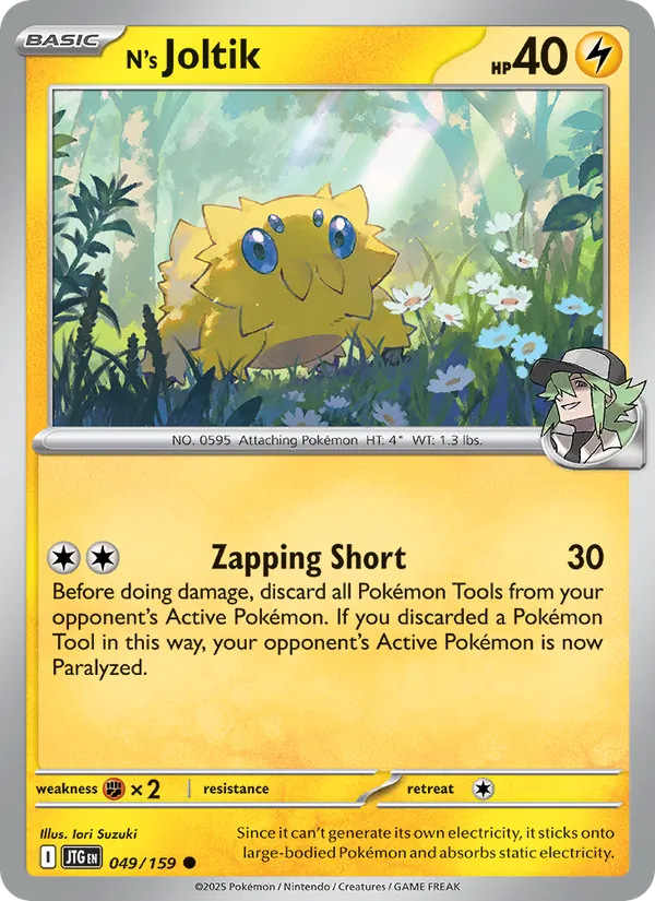 N's Joltik #049 – Journey Together card