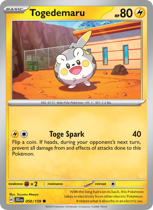 Togedemaru #050 – Journey Together card