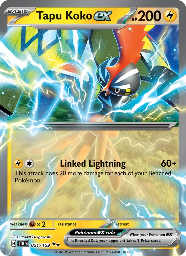 Tapu Koko ex #051 – Journey Together card