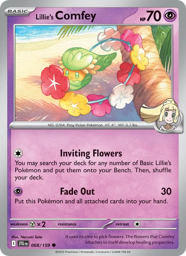 Lillie's Comfey #068 – Journey Together card