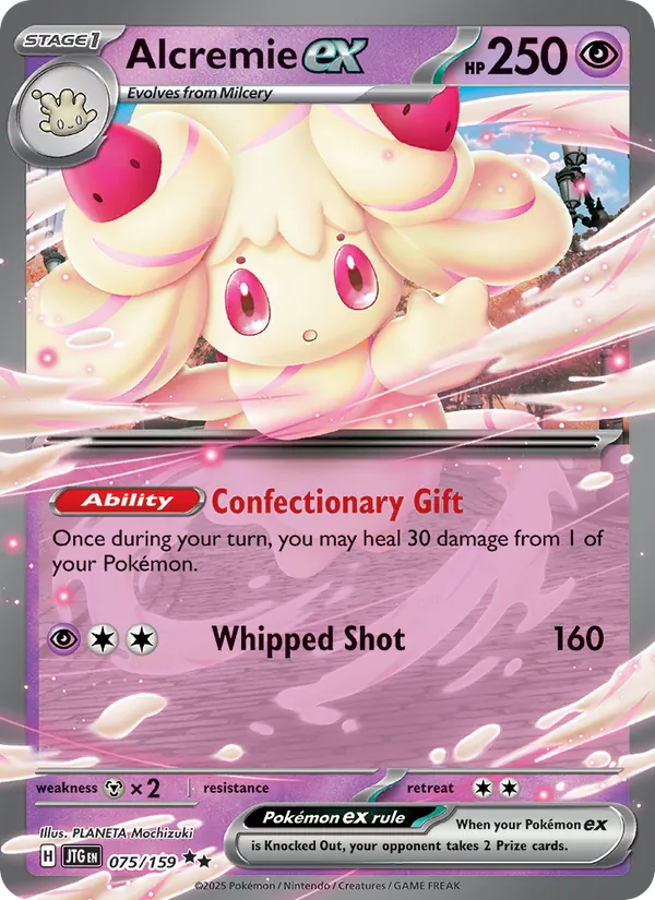 Alcremie ex #075 – Journey Together card