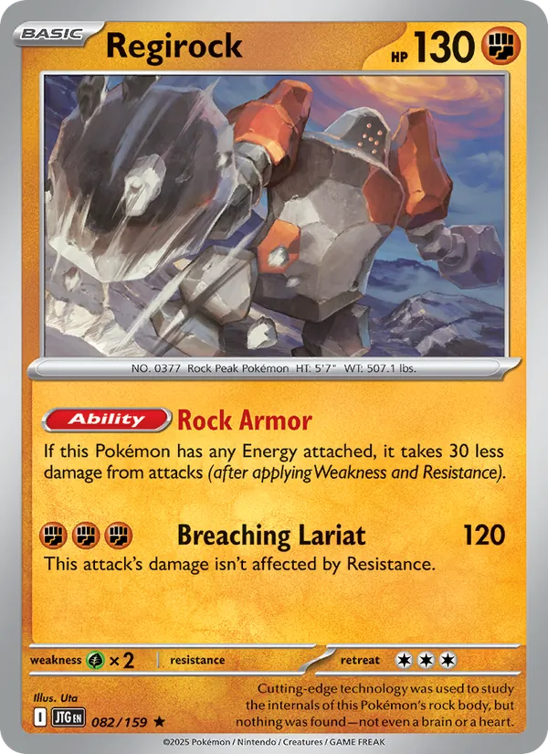 Regirock #082 – Journey Together card