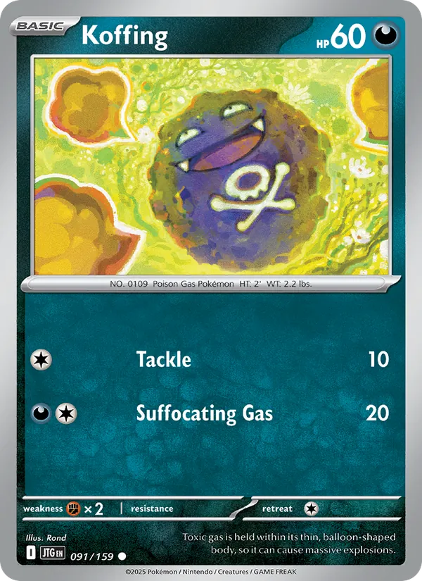 Koffing #091 – Journey Together card