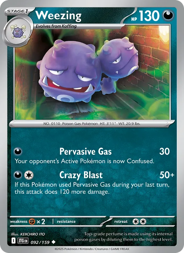 Weezing #092 – Journey Together card