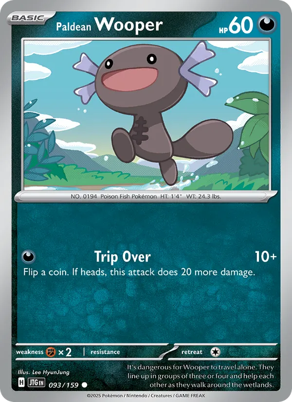 Paldean Wooper #093 – Journey Together card