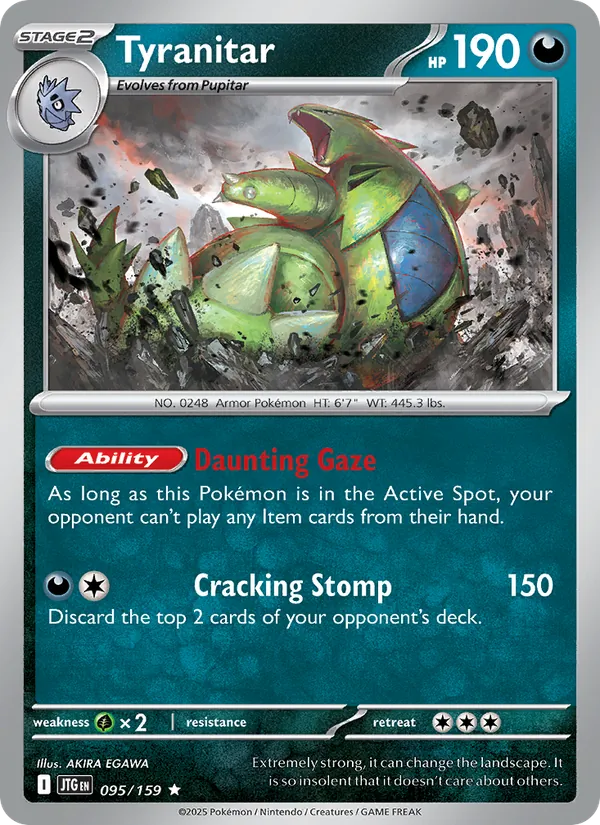 Tyranitar #095 – Journey Together card