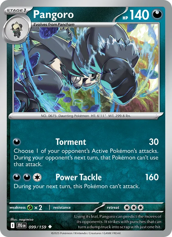 Pangoro #099 – Journey Together card