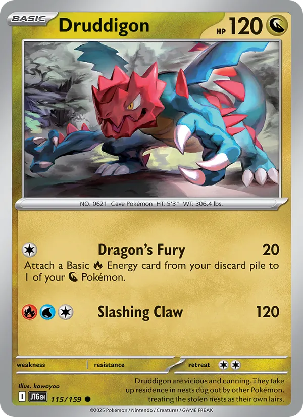 Druddigon #115 – Journey Together card