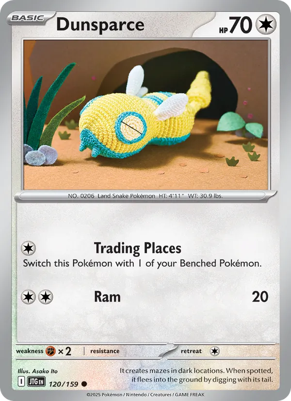 Dunsparce #120 – Journey Together card