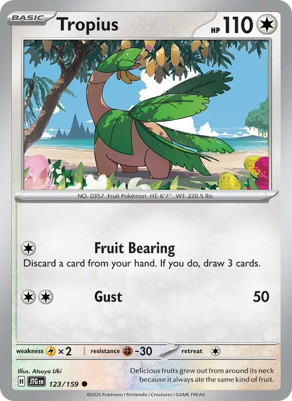 Tropius #123 – Journey Together card