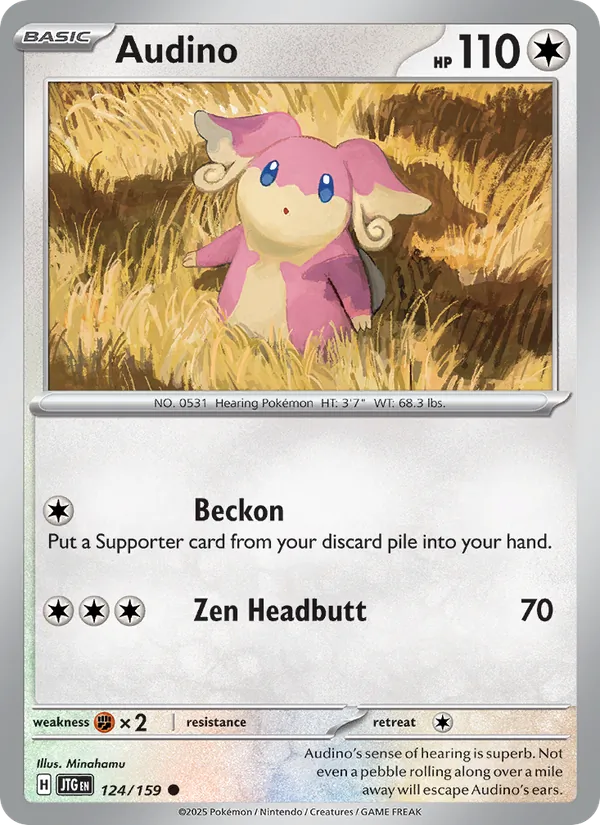 Audino #124 – Journey Together card