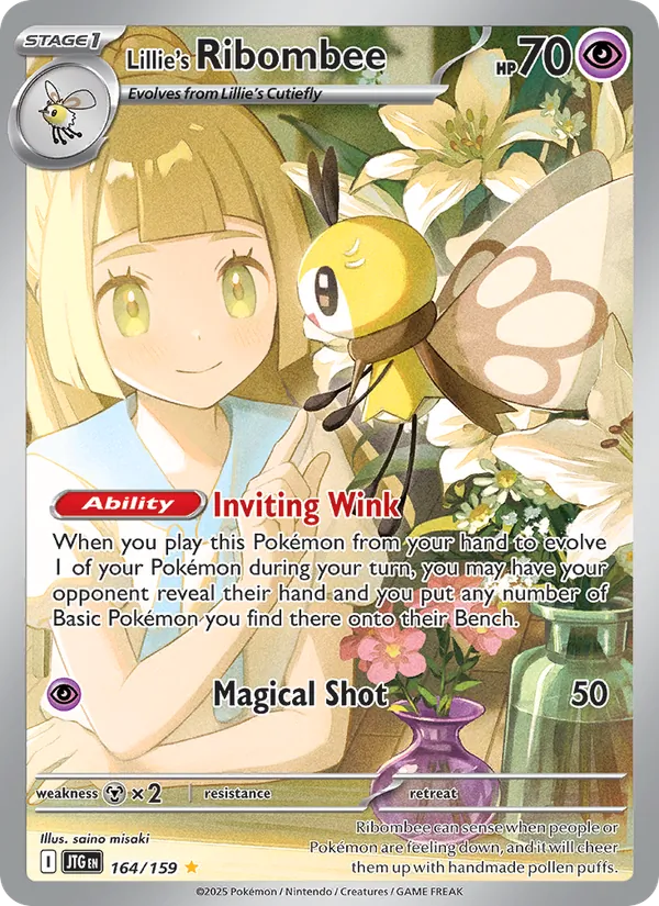 Lillie's Ribombee #164 – Journey Together card