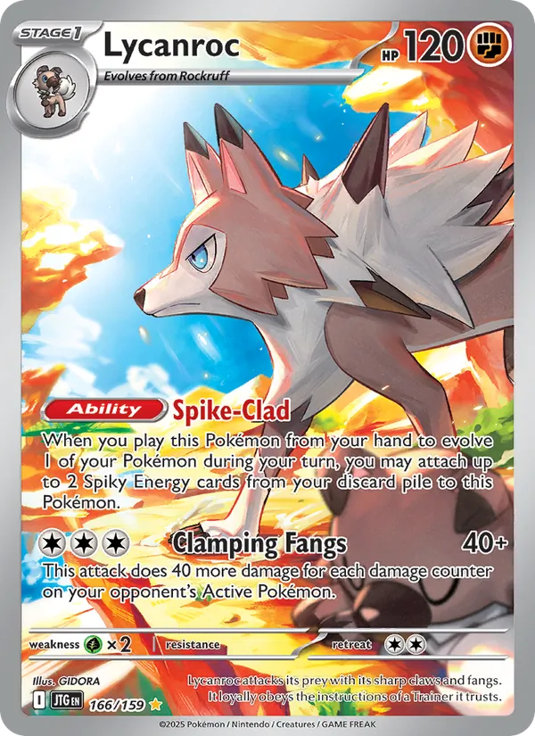 Lycanroc #166 – Journey Together card