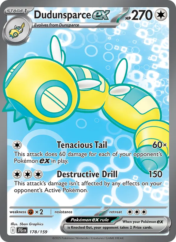 Dudunsparce ex #178 – Journey Together card
