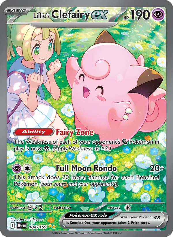 Lillie's Clefairy ex #184 – Journey Together card