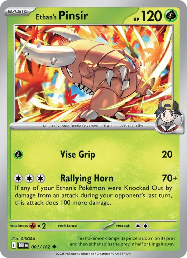 Ethan's Pinsir #001 – Destined Rivals card