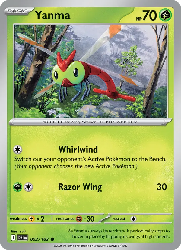 Yanma #002 – Destined Rivals card