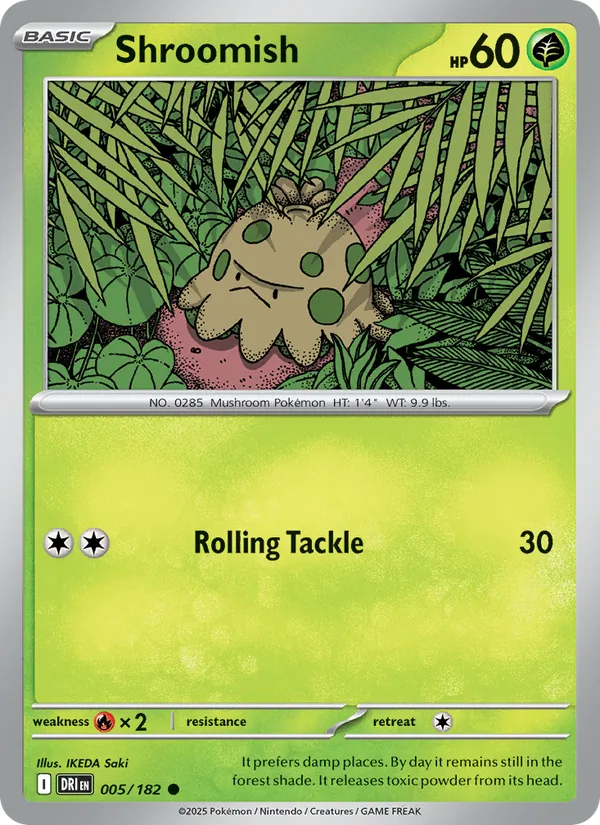Shroomish #005 – Destined Rivals card