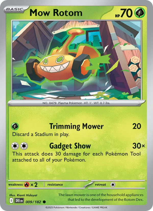 Mow Rotom #009 – Destined Rivals card