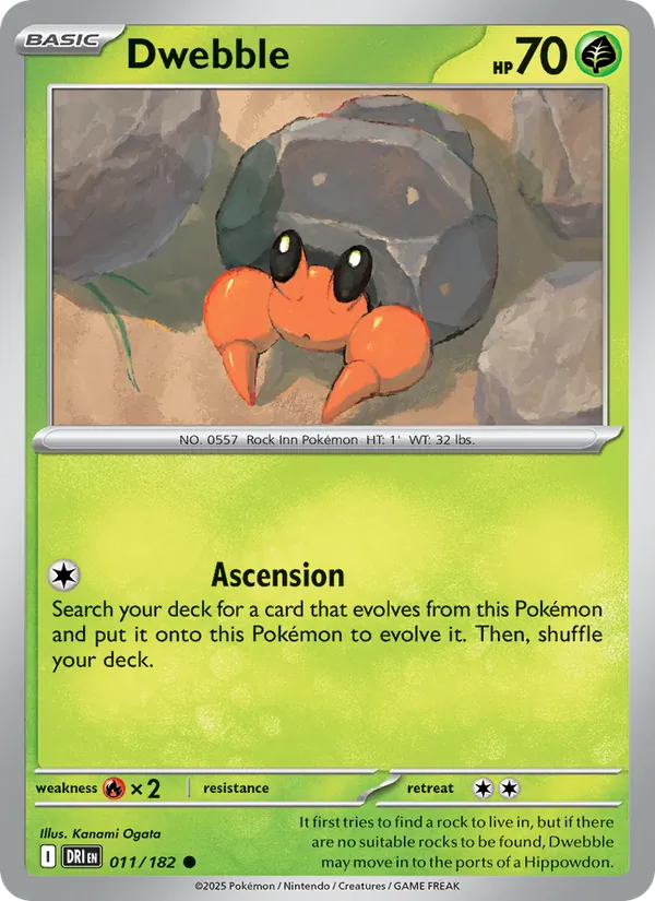 Dwebble #011 – Destined Rivals card