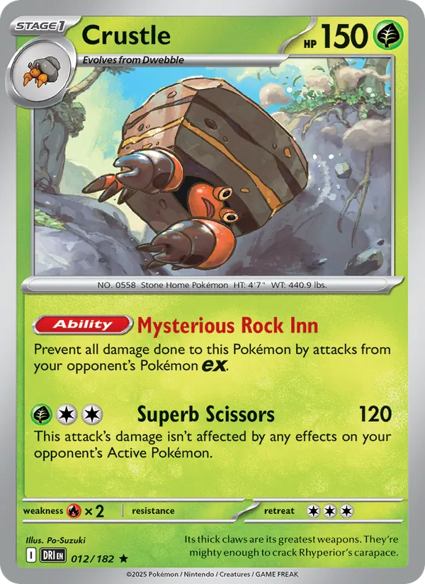 Crustle #012 – Destined Rivals card