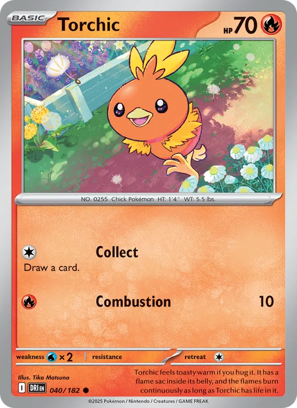 Torchic #040 – Destined Rivals card