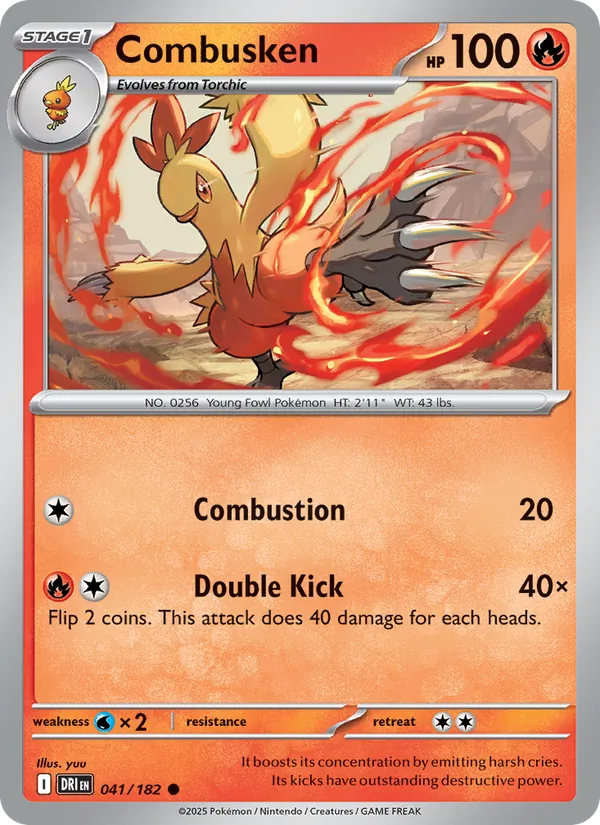 Combusken #041 – Destined Rivals card