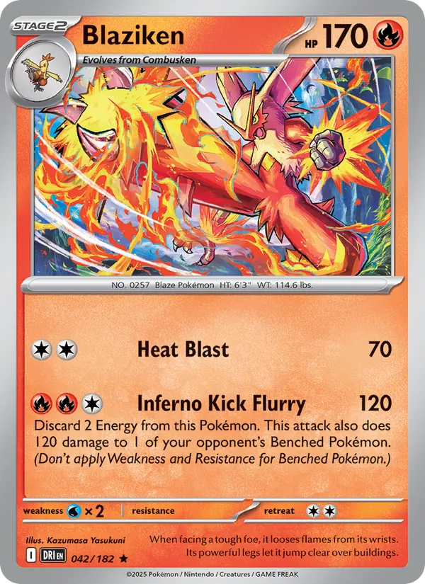 Blaziken #042 – Destined Rivals card