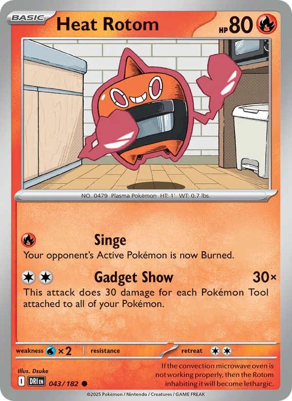 Heat Rotom #043 – Destined Rivals card