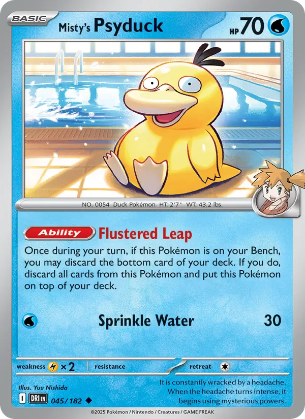 Misty's Psyduck #045 – Destined Rivals card