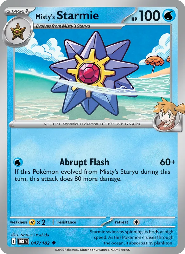 Misty's Starmie #047 – Destined Rivals card