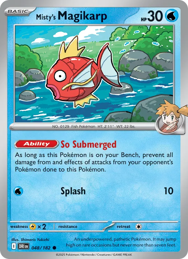 Misty's Magikarp #048 – Destined Rivals card