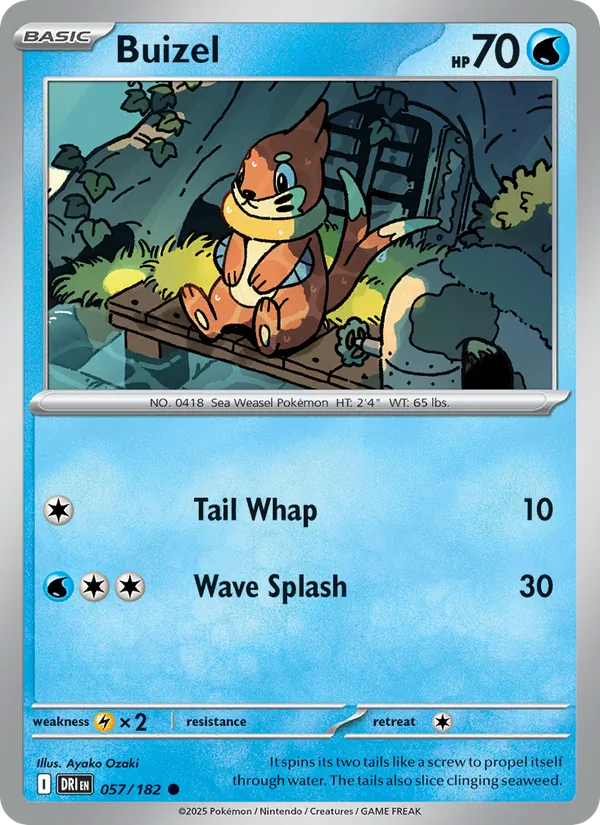 Buizel #057 – Destined Rivals card