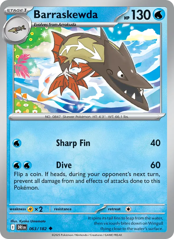 Barraskewda #063 – Destined Rivals card