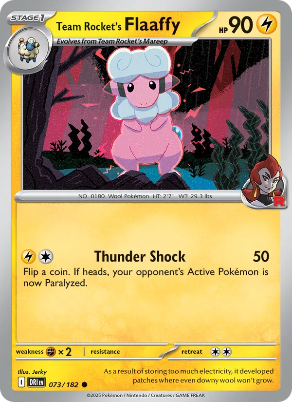 Team Rocket's Flaaffy #073 – Destined Rivals card