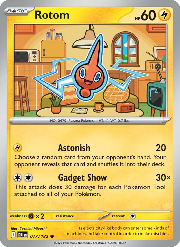 Rotom #077 – Destined Rivals card