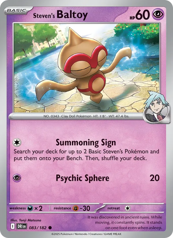 Steven's Baltoy #083 – Destined Rivals card