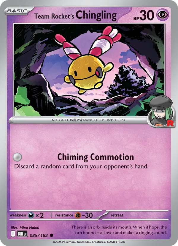 Team Rocket's Chingling #085 – Destined Rivals card