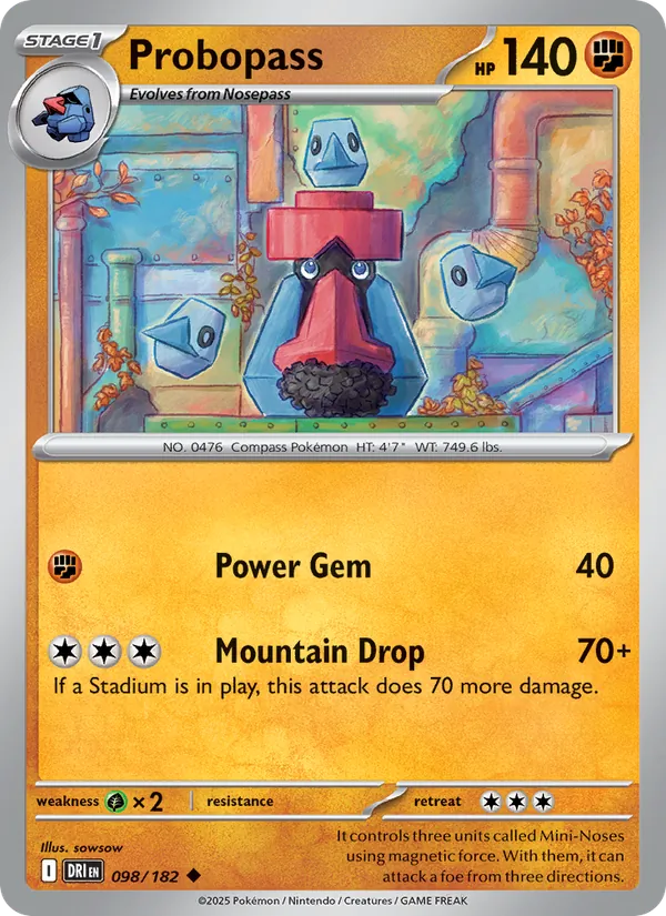 Probopass #098 – Destined Rivals card