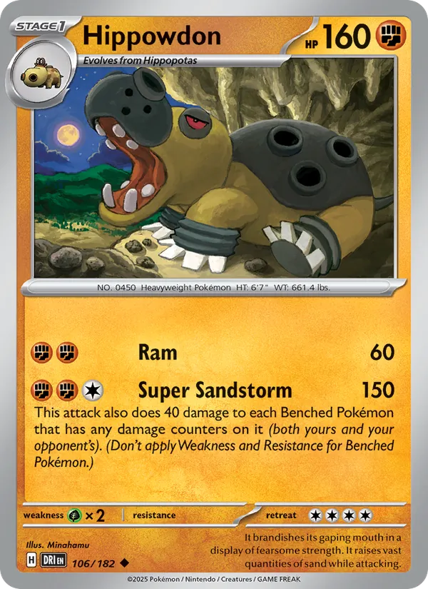 Hippowdon #106 – Destined Rivals card