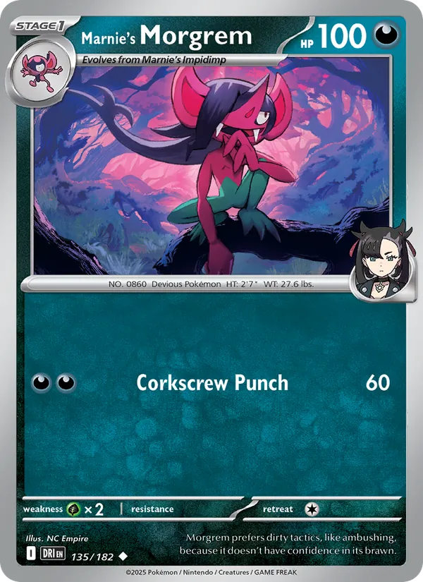 Marnie's Morgrem #135 – Destined Rivals card