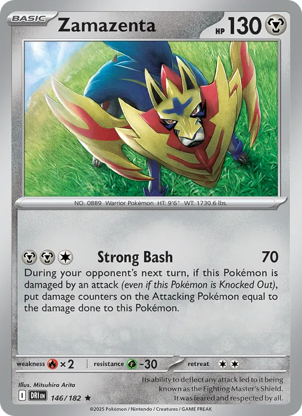 Zamazenta #146 – Destined Rivals card